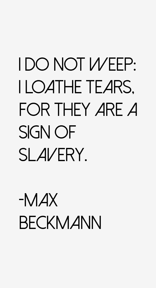 Max Beckmann Quotes
