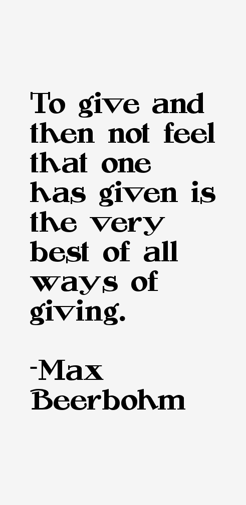 Max Beerbohm Quotes