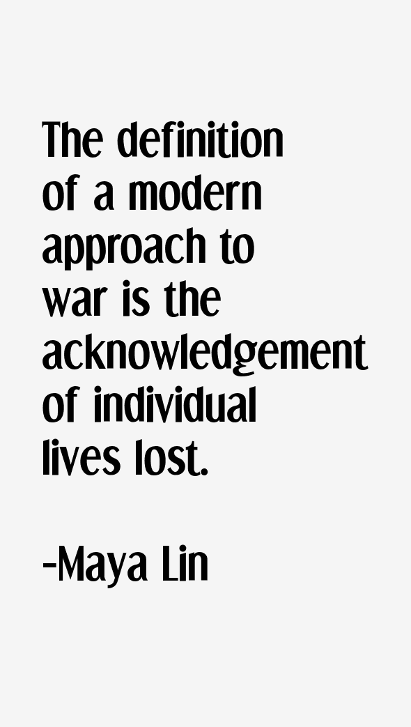 Maya Lin Quotes