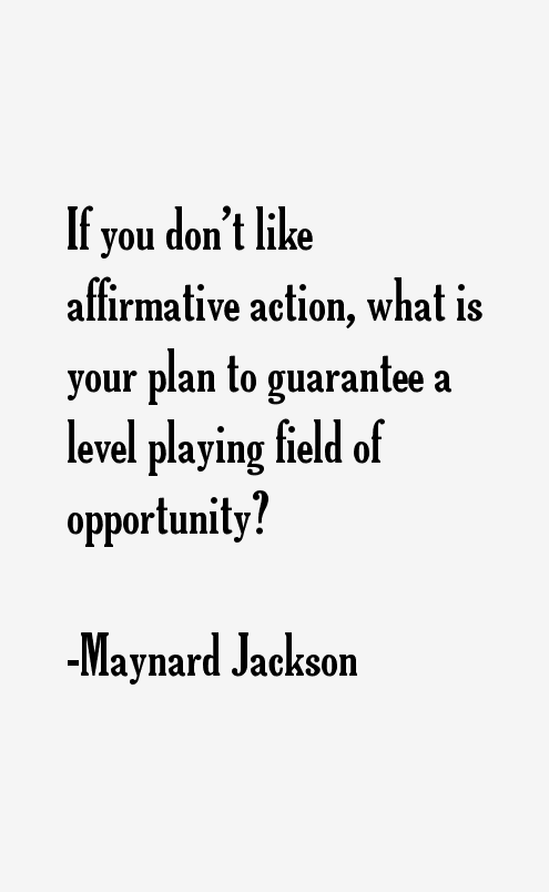 Maynard Jackson Quotes