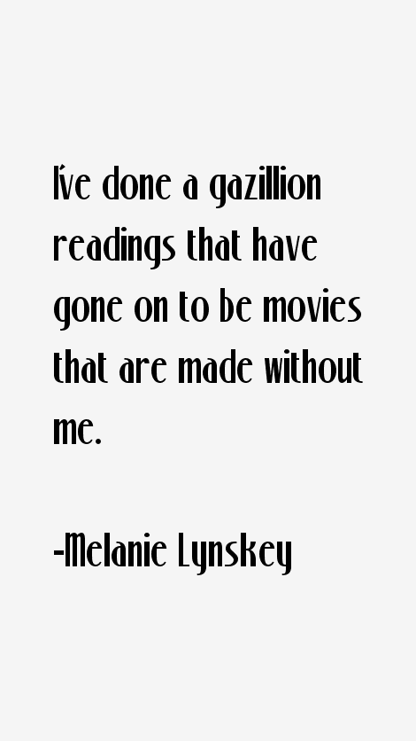 Melanie Lynskey Quotes