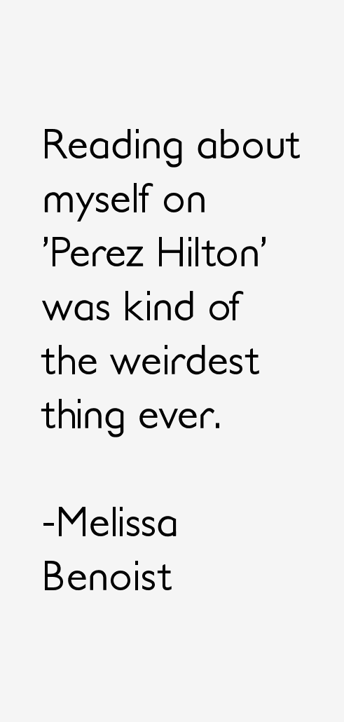 Melissa Benoist Quotes