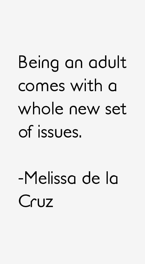 Melissa de la Cruz Quotes