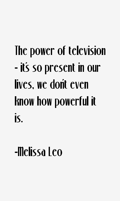 Melissa Leo Quotes