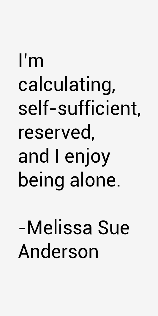 Melissa Sue Anderson Quotes
