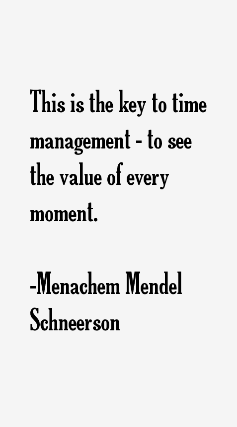 Menachem Mendel Schneerson Quotes