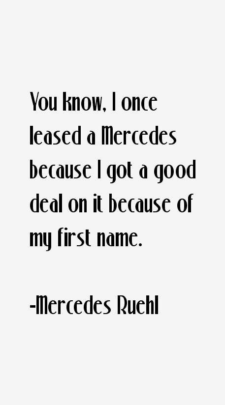 Mercedes Ruehl Quotes