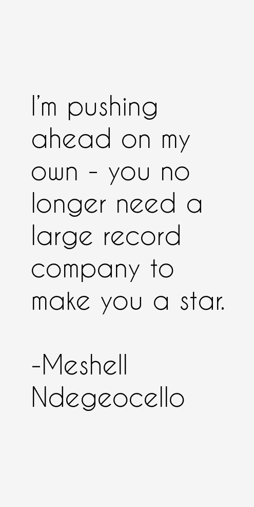 Meshell Ndegeocello Quotes