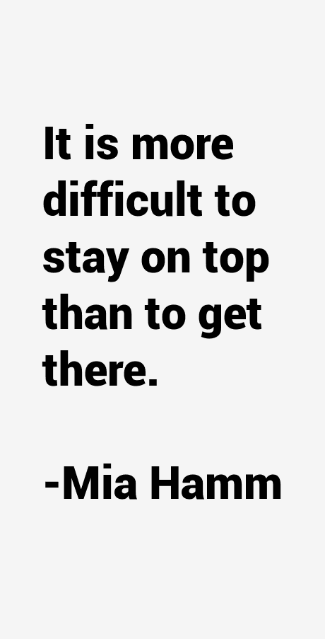 Mia Hamm Quotes