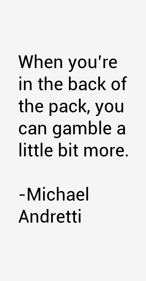 Michael Andretti Quotes