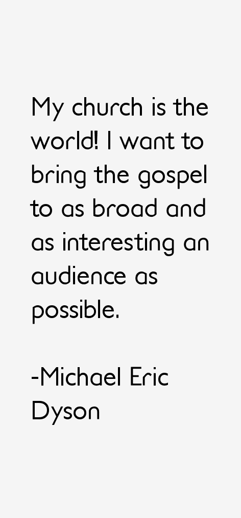 Michael Eric Dyson Quotes