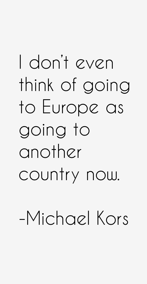 Michael Kors Quotes