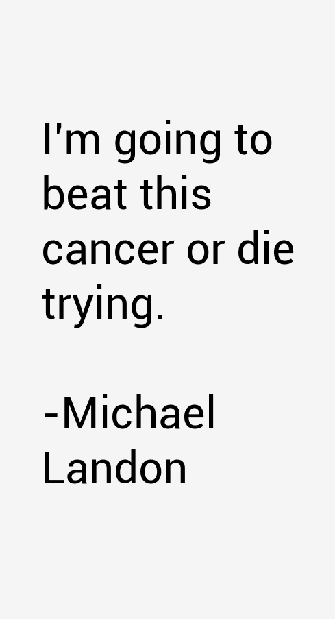 Michael Landon Quotes