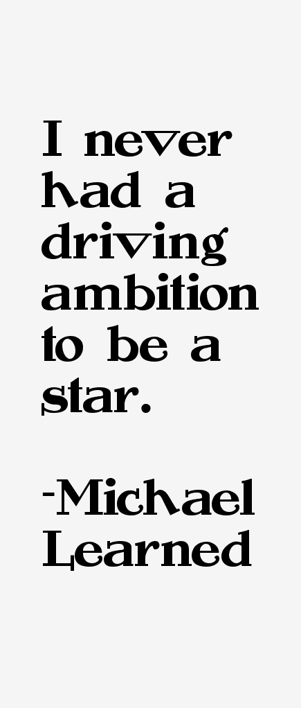 Michael Learned Quotes