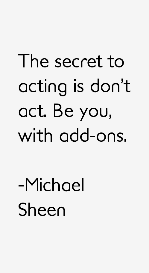 Michael Sheen Quotes