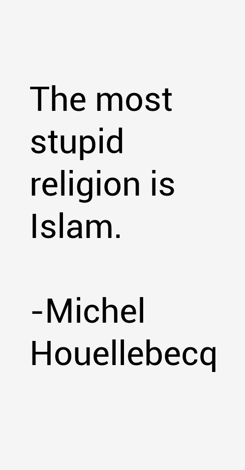 Michel Houellebecq Quotes