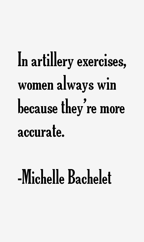 Michelle Bachelet Quotes