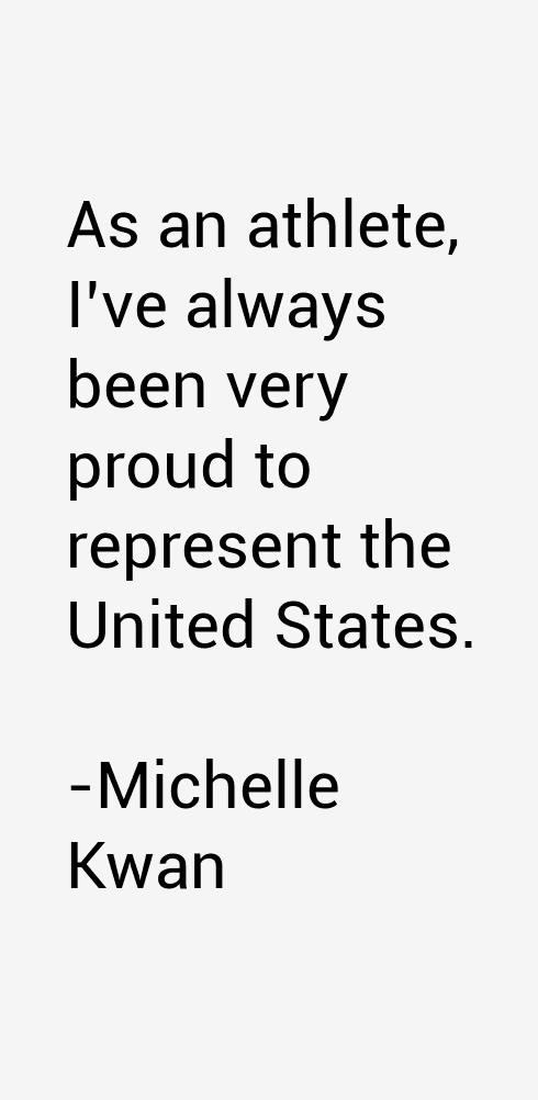 Michelle Kwan Quotes