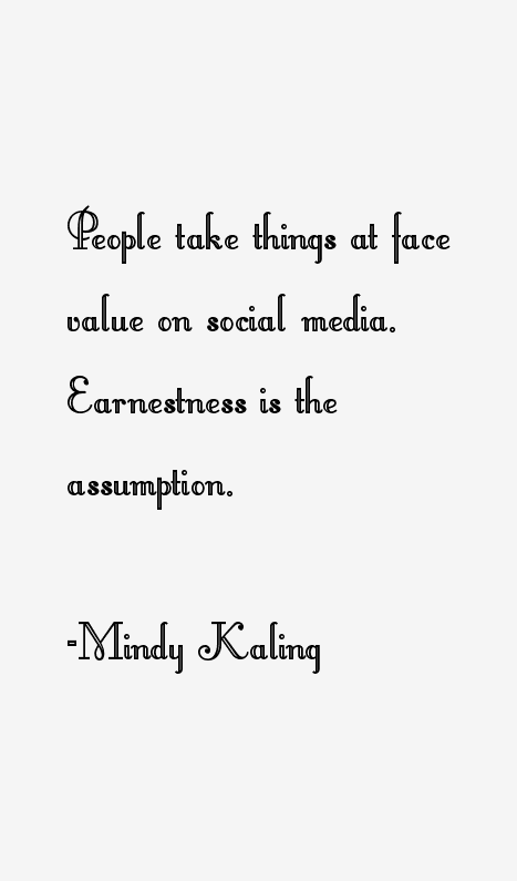 Mindy Kaling Quotes