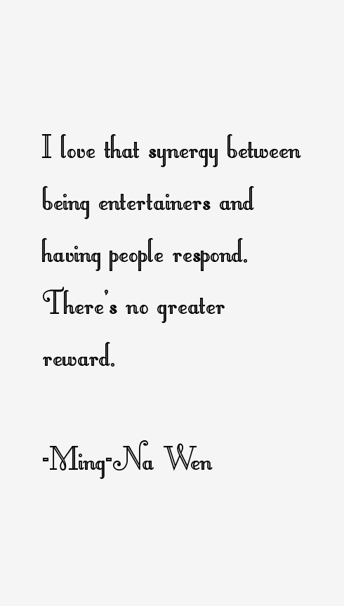 Ming-Na Wen Quotes