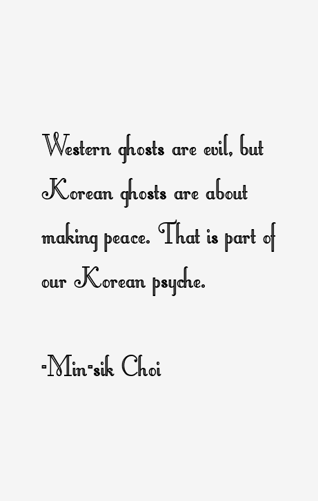 Min-sik Choi Quotes