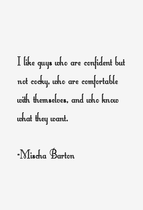 Mischa Barton Quotes
