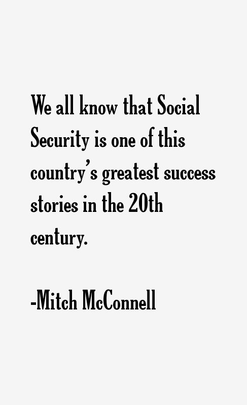 Mitch McConnell Quotes