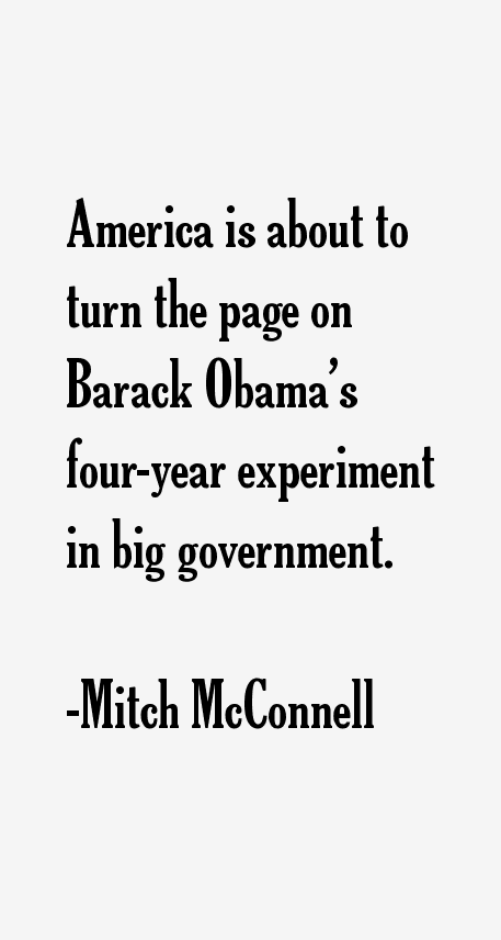 Mitch McConnell Quotes