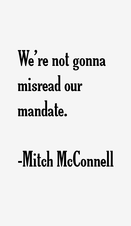 Mitch McConnell Quotes