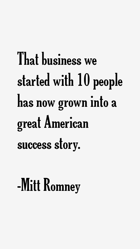 Mitt Romney Quotes