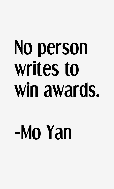 Mo Yan Quotes