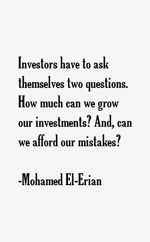 Mohamed El-Erian Quotes