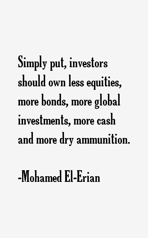 Mohamed El-Erian Quotes