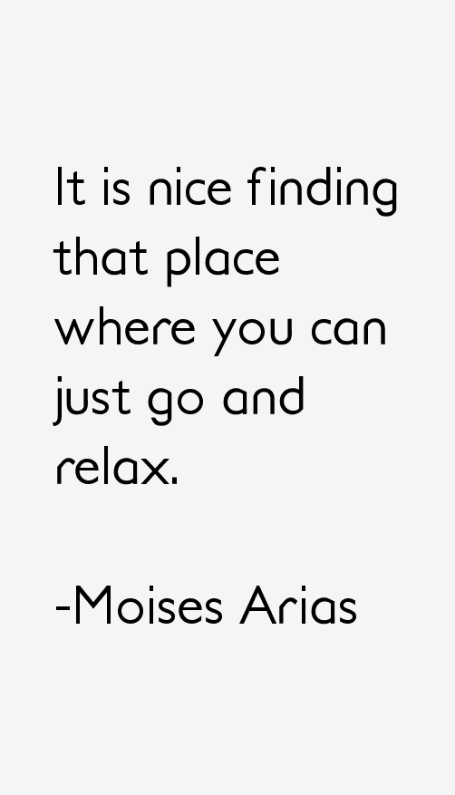 Moises Arias Quotes