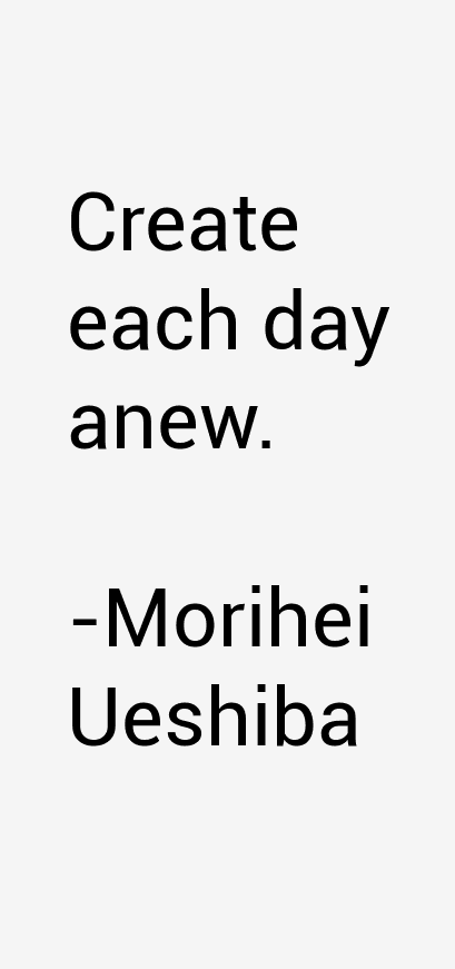 Morihei Ueshiba Quotes