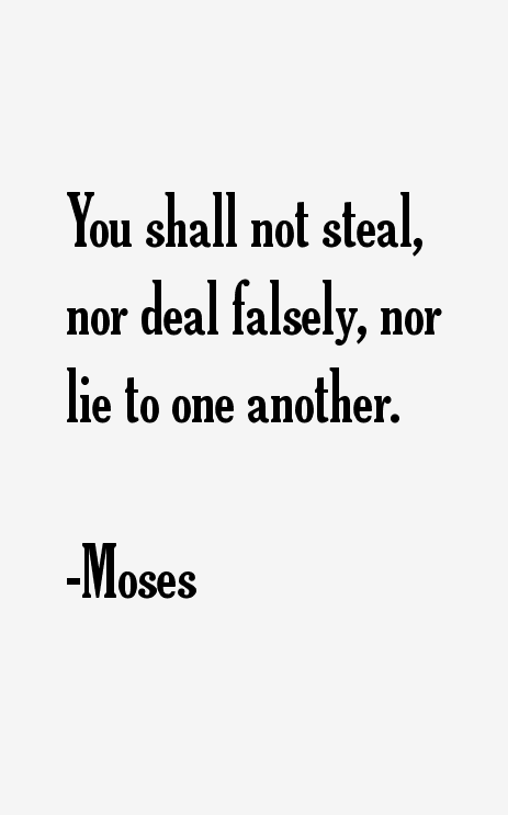 Moses Quotes