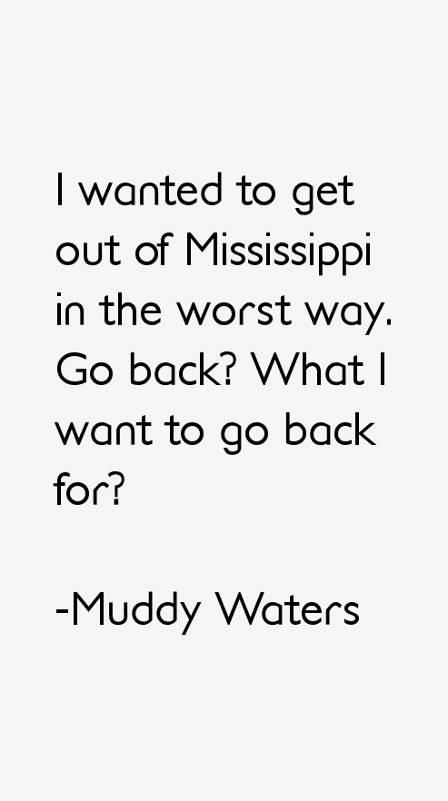 Muddy Waters Quotes