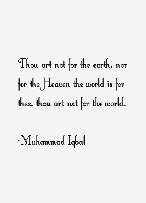 Muhammad Iqbal Quotes