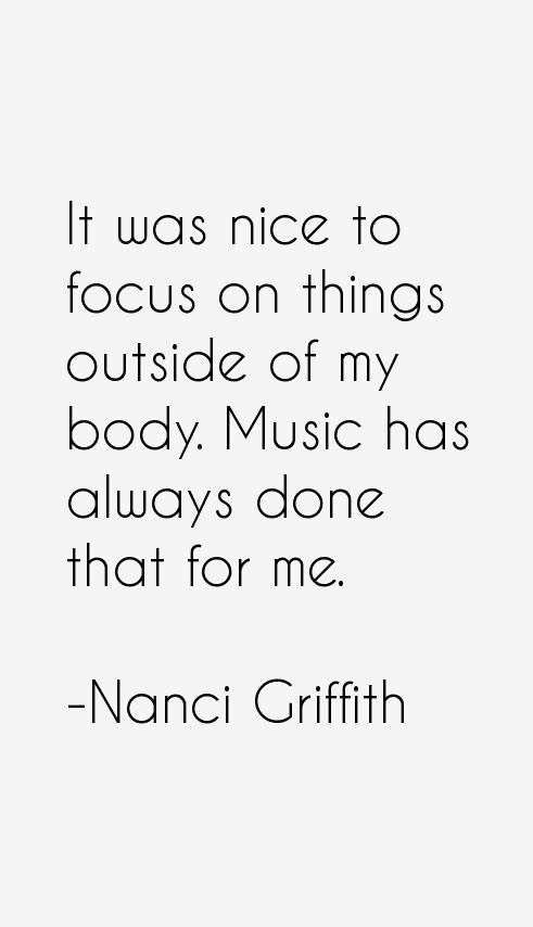 Nanci Griffith Quotes