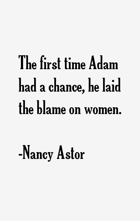 Nancy Astor Quotes