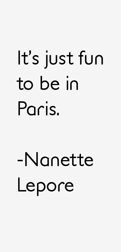Nanette Lepore Quotes