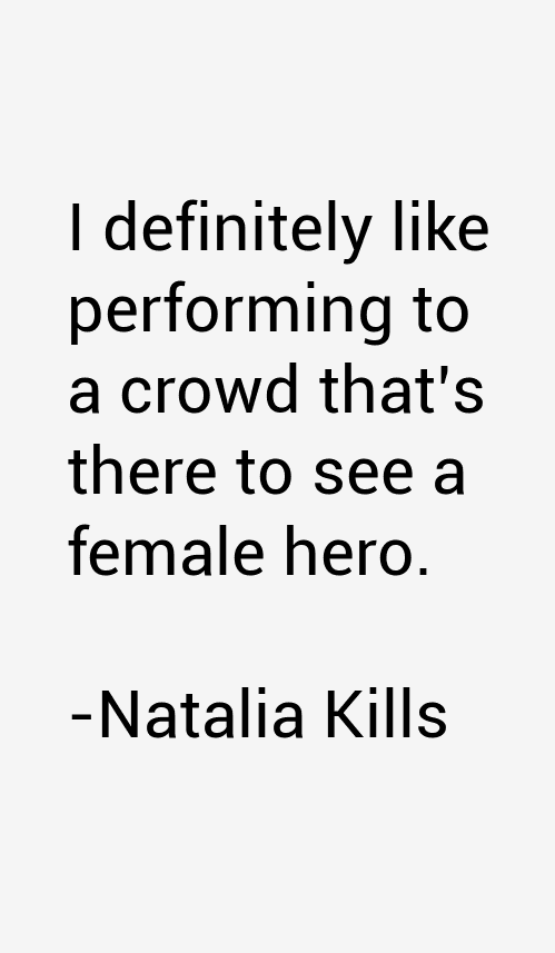 Natalia Kills Quotes