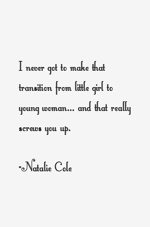 Natalie Cole Quotes