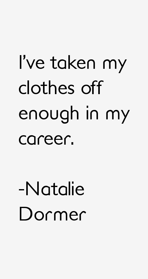 Natalie Dormer Quotes