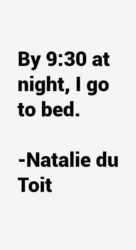 Natalie du Toit Quotes