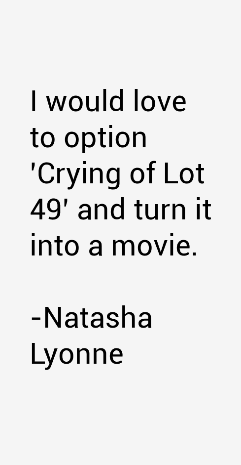 Natasha Lyonne Quotes