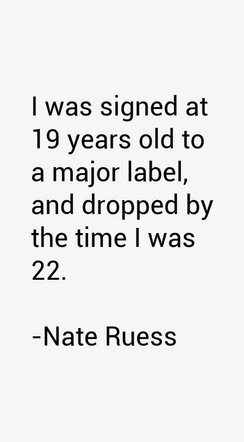 Nate Ruess Quotes