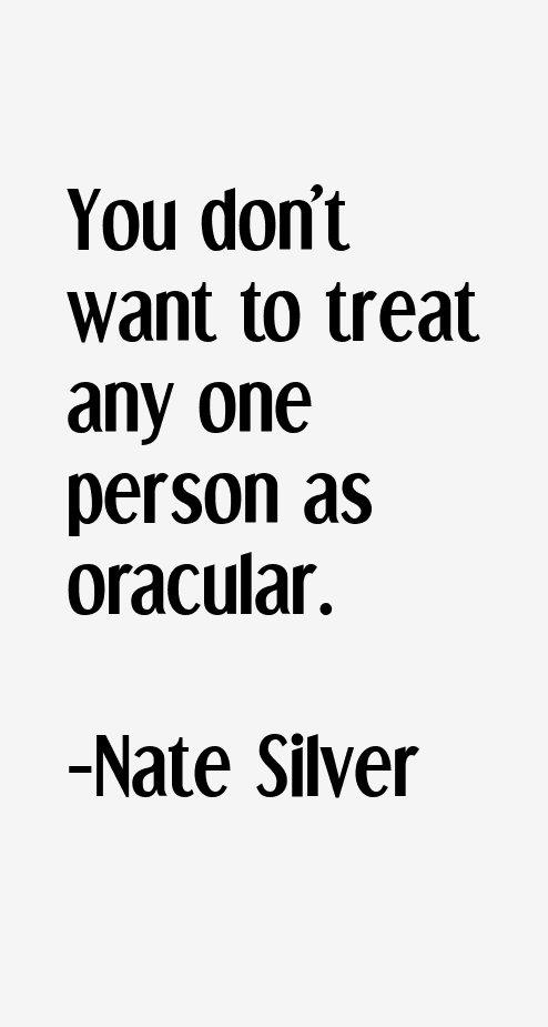 Nate Silver Quotes