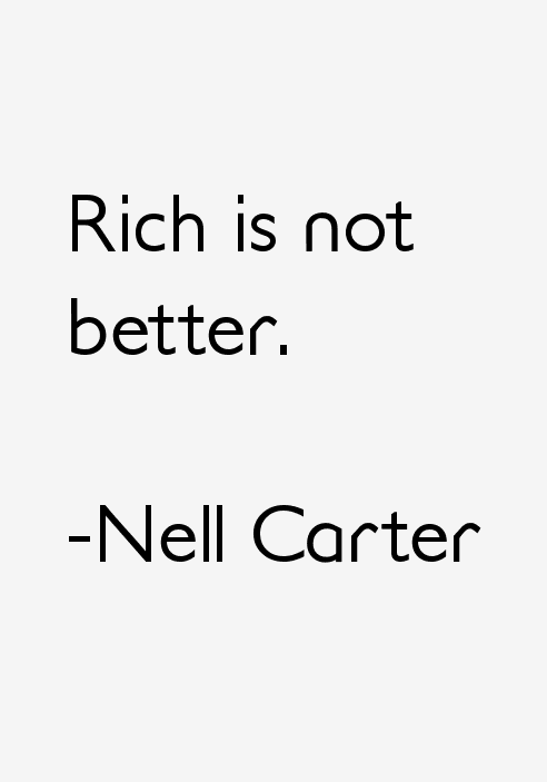 Nell Carter Quotes