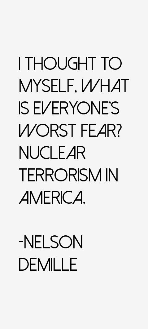 Nelson DeMille Quotes